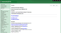Desktop Screenshot of cheminfo2010.wikispaces.com