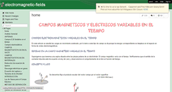 Desktop Screenshot of electromagnetic-fields.wikispaces.com