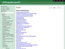 Tablet Screenshot of apexamreviewp2.wikispaces.com