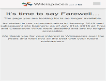 Tablet Screenshot of nsdtech.wikispaces.com