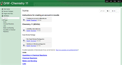Desktop Screenshot of drw-chemistry11.wikispaces.com