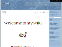 Tablet Screenshot of jminto.wikispaces.com