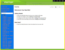 Tablet Screenshot of elspringer.wikispaces.com