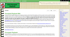 Desktop Screenshot of gcsprincipalsplaybook.wikispaces.com