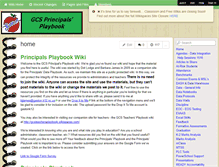Tablet Screenshot of gcsprincipalsplaybook.wikispaces.com