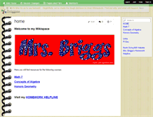 Tablet Screenshot of lbriggs-ns.wikispaces.com