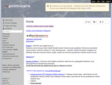 Tablet Screenshot of goizekoizarra.wikispaces.com