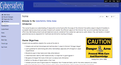 Desktop Screenshot of cybersafetygame.wikispaces.com
