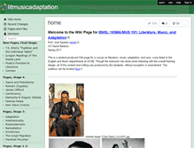 Tablet Screenshot of litmusicadaptation.wikispaces.com
