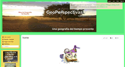 Desktop Screenshot of geoperspectivas.wikispaces.com