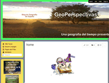 Tablet Screenshot of geoperspectivas.wikispaces.com
