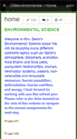 Mobile Screenshot of cmenvironmental.wikispaces.com