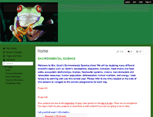Tablet Screenshot of cmenvironmental.wikispaces.com