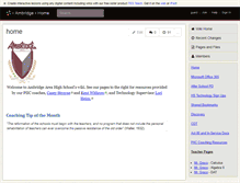 Tablet Screenshot of ambridge.wikispaces.com