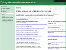 Tablet Screenshot of dpcdsb-guidance-and-career-education.wikispaces.com