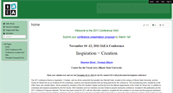 Desktop Screenshot of iaea2011conference.wikispaces.com