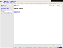 Tablet Screenshot of conlay-seniors.wikispaces.com