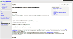 Desktop Screenshot of ca7robotics.wikispaces.com
