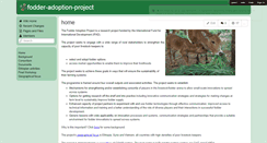 Desktop Screenshot of fodder-adoption-project.wikispaces.com