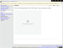 Tablet Screenshot of daiglerworkshop.wikispaces.com