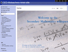 Tablet Screenshot of ced-mxteachers-news-site.wikispaces.com
