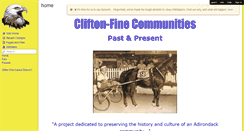 Desktop Screenshot of cliftonfine.wikispaces.com