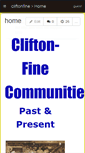 Mobile Screenshot of cliftonfine.wikispaces.com