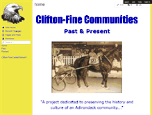 Tablet Screenshot of cliftonfine.wikispaces.com