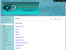 Tablet Screenshot of kapoleimath.wikispaces.com