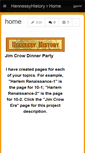 Mobile Screenshot of hennessyhistory.wikispaces.com