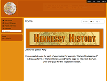 Tablet Screenshot of hennessyhistory.wikispaces.com