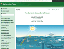 Tablet Screenshot of alchemistclub.wikispaces.com