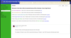 Desktop Screenshot of dc-environmental-science.wikispaces.com