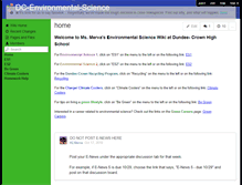 Tablet Screenshot of dc-environmental-science.wikispaces.com