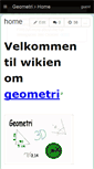 Mobile Screenshot of geometri.wikispaces.com