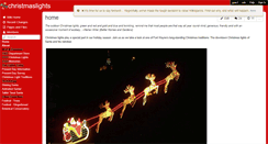 Desktop Screenshot of christmaslights.wikispaces.com