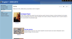 Desktop Screenshot of englishi2009-2010.wikispaces.com