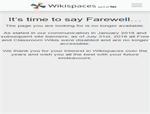 Tablet Screenshot of park204.wikispaces.com
