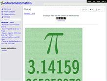 Tablet Screenshot of educamatematica.wikispaces.com