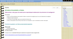 Desktop Screenshot of grupo-estudio-fi-esad.wikispaces.com