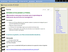 Tablet Screenshot of grupo-estudio-fi-esad.wikispaces.com