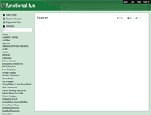 Tablet Screenshot of functional-fun.wikispaces.com