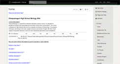 Desktop Screenshot of cheqbiowiki.wikispaces.com