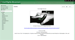 Desktop Screenshot of civil-rights-movement.wikispaces.com