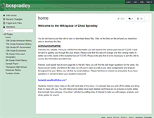 Tablet Screenshot of bcspradley.wikispaces.com