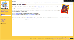 Desktop Screenshot of cyoadventure.wikispaces.com