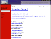 Tablet Screenshot of foundersteam7.wikispaces.com