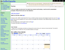 Tablet Screenshot of griffingazette.wikispaces.com