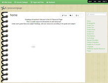 Tablet Screenshot of k-5resourcepage.wikispaces.com