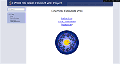 Desktop Screenshot of fwcd8elements.wikispaces.com